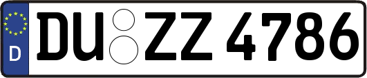 DU-ZZ4786