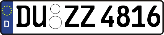 DU-ZZ4816