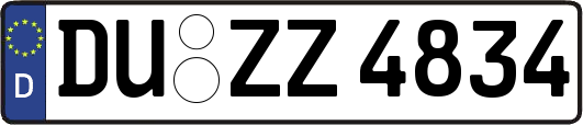 DU-ZZ4834