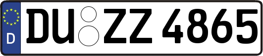 DU-ZZ4865