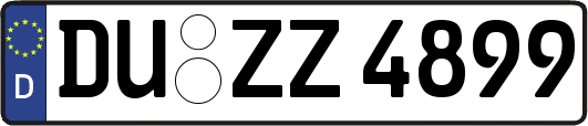 DU-ZZ4899