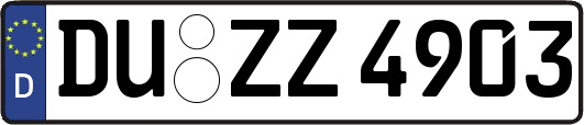 DU-ZZ4903