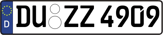 DU-ZZ4909