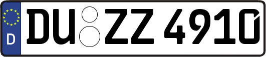 DU-ZZ4910