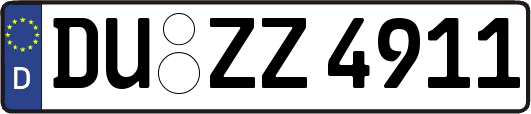 DU-ZZ4911