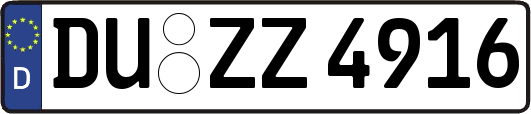 DU-ZZ4916