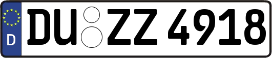 DU-ZZ4918