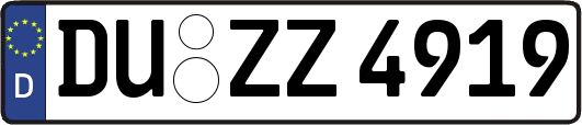 DU-ZZ4919