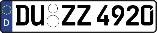 DU-ZZ4920
