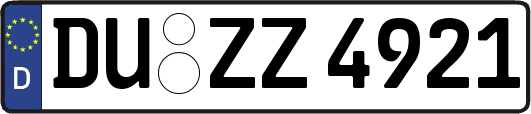 DU-ZZ4921
