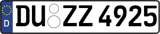 DU-ZZ4925