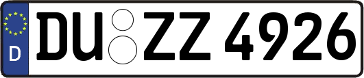 DU-ZZ4926