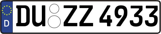 DU-ZZ4933