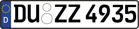 DU-ZZ4935