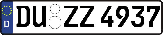 DU-ZZ4937