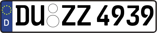 DU-ZZ4939
