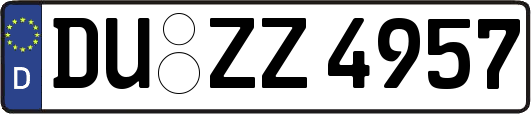 DU-ZZ4957