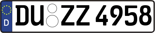 DU-ZZ4958