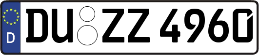 DU-ZZ4960