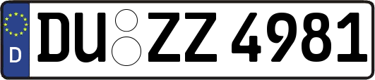 DU-ZZ4981