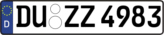 DU-ZZ4983