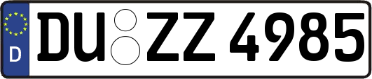 DU-ZZ4985