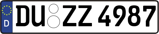 DU-ZZ4987