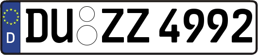 DU-ZZ4992