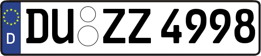 DU-ZZ4998