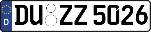 DU-ZZ5026