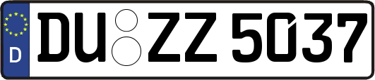 DU-ZZ5037