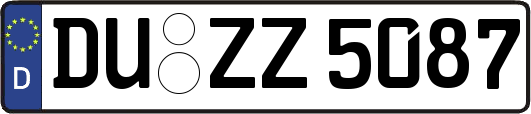 DU-ZZ5087