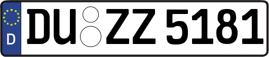 DU-ZZ5181