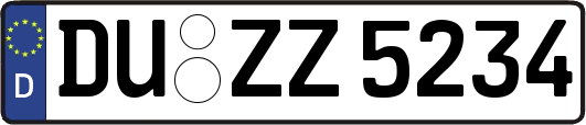 DU-ZZ5234