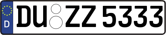DU-ZZ5333