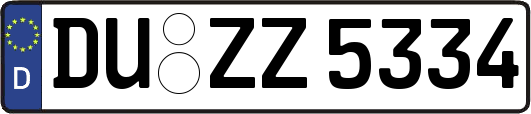 DU-ZZ5334
