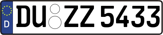 DU-ZZ5433