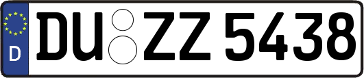 DU-ZZ5438