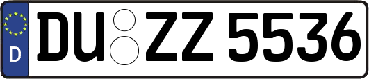 DU-ZZ5536