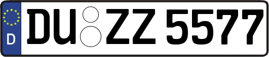 DU-ZZ5577