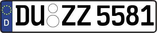 DU-ZZ5581