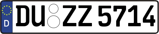 DU-ZZ5714