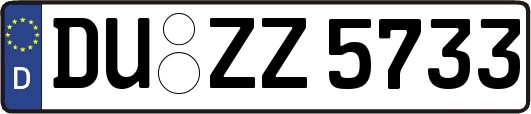 DU-ZZ5733
