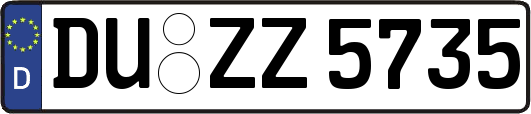 DU-ZZ5735