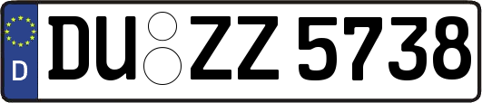 DU-ZZ5738