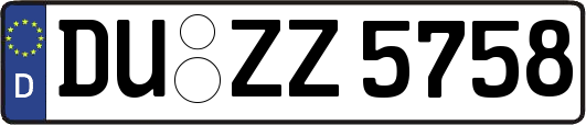 DU-ZZ5758