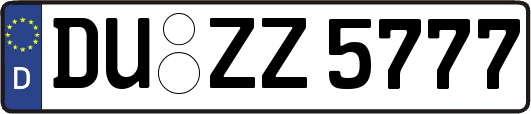 DU-ZZ5777