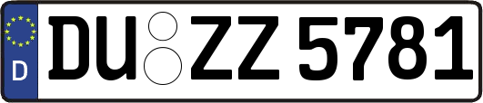 DU-ZZ5781