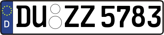 DU-ZZ5783