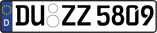 DU-ZZ5809